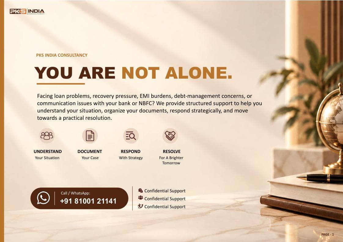 Cover of the PKS India Consultancy English brochure